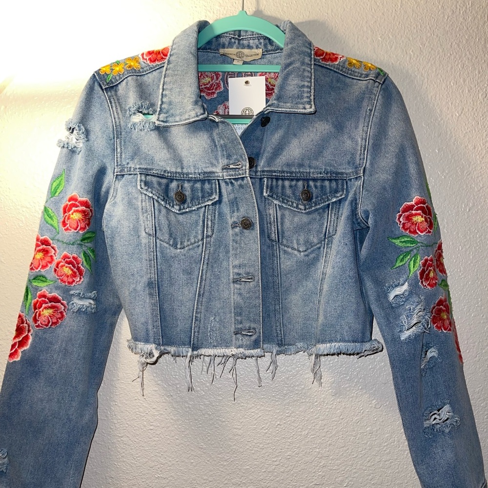 Nayarit Denim Crop Jacket